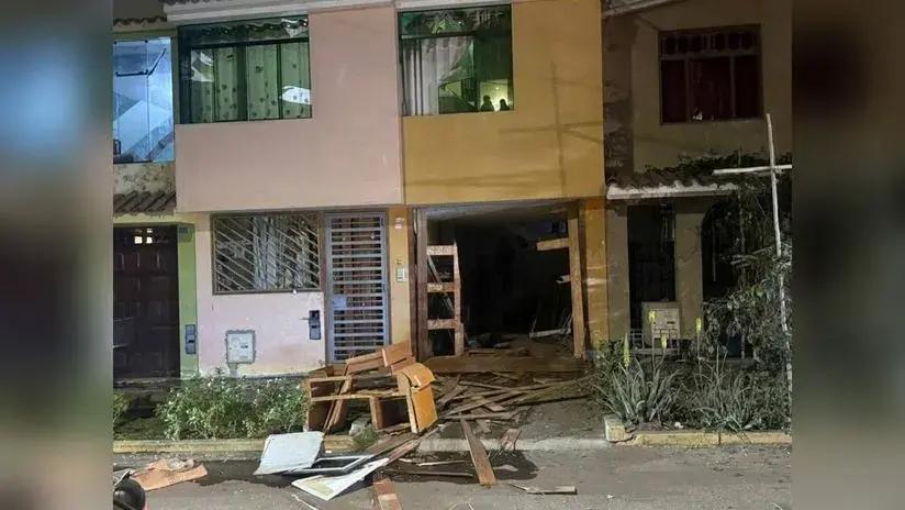 Detonan explosivo en una vivienda de la urbanización La Rinconada en Trujillo y onda expansiva afecta a otras 16 casas