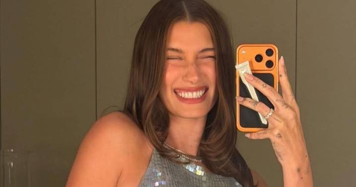 Hailey Bieber's Blinding Top Is One of Her Best Party Outfits