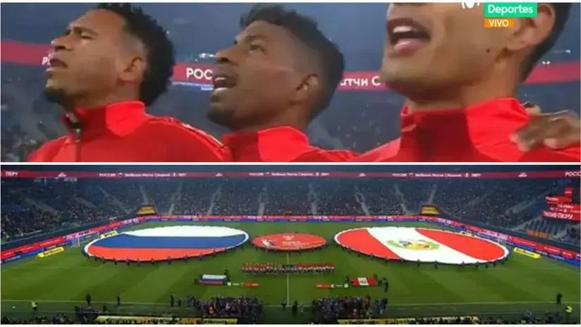 ¡Como en Rusia 2018! Así se cantó el himno peruano ante 50 mil hinchas en San Petersburgo (VIDEO)
