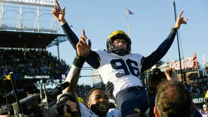 Michigan sees no reward in AP poll after narrow win over Northwestern
