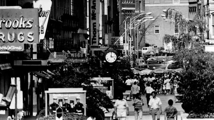 Remembering the Westminster pedestrian mall in downtown Providence