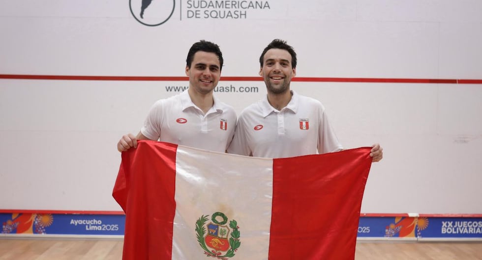 Perú se corona campeón en dobles masculino de squash de los Juegos Bolivarianos 2025