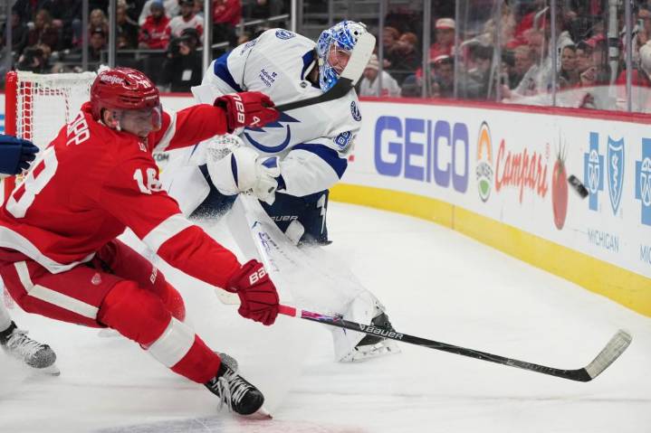 Gourde’s unassisted goals power Lightning to 6-3 victory at Red Wings – Orlando Sentinel