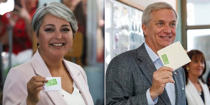 Jeannette Jara y José Antonio Kast disputarán la presidencia de Chile en el balotaje