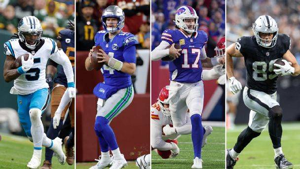 Dowdle, Darnold, Allen or Bowers: NFL Week 9 'Himmy' Award