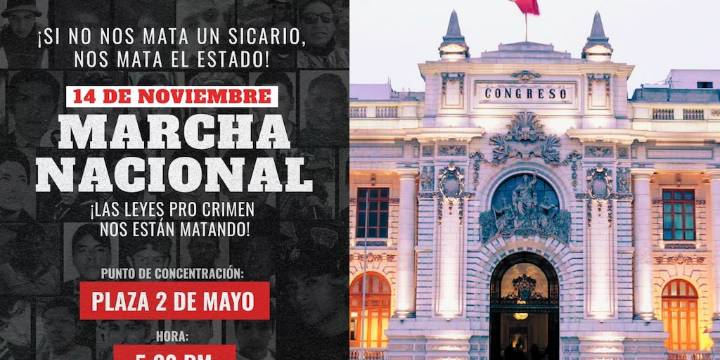 Generación Z convoca a nueva marcha nacional contra el Congreso para este 14 de noviembre: “El pueblo vuelve a las calles”