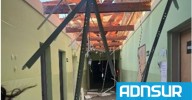 Escuelas dañadas, intentos de robo y el feroz avance del fuego: las consecuencias de un temporal que golpeó a todo Chubut