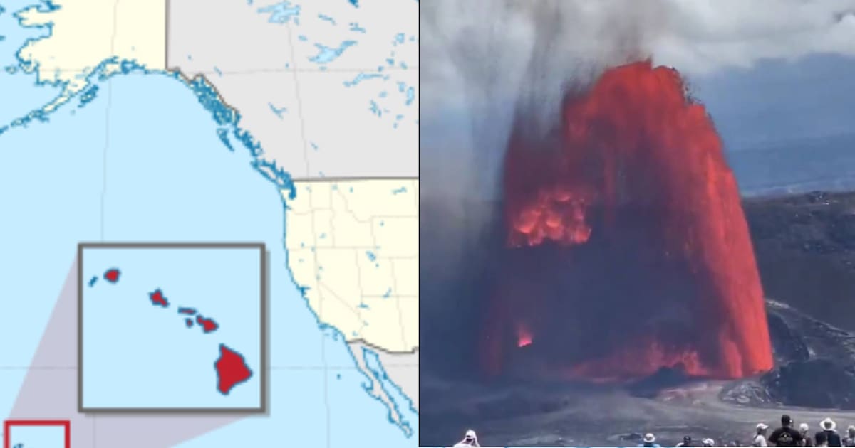 Así fue la impactante lava de 335 metros de altura alcanzó volcán Kilauea de Hawáii (VIDEO)