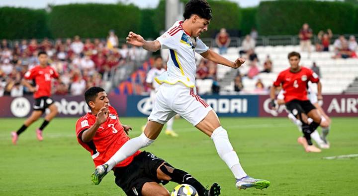 Venezuela no pudo ante Egipto y empató 1-1 en partido por la Mundial Sub 17
