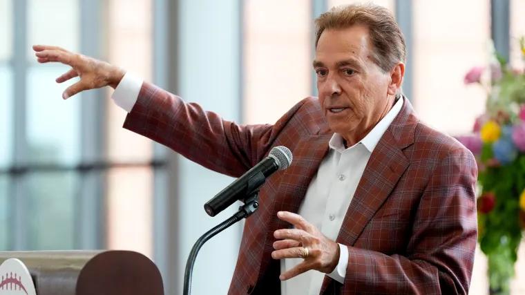 Nick Saban pushes back on head coaching hiring cycle