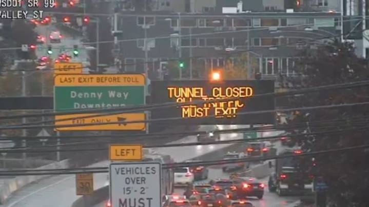 SR 99 tunnel in Seattle reopened after power outage