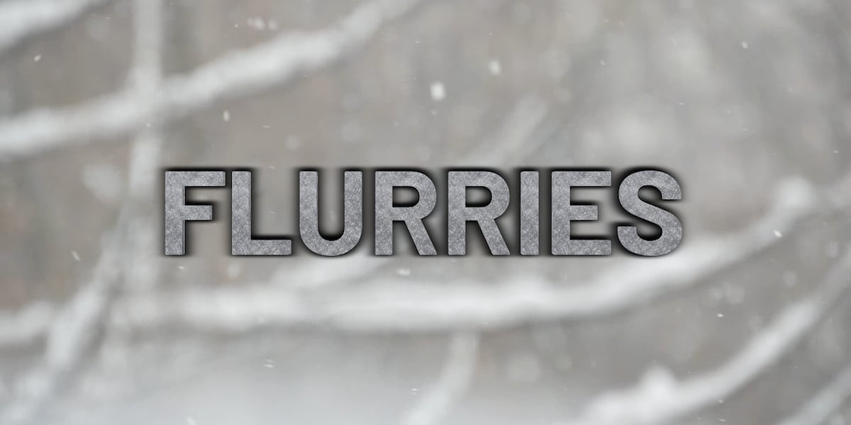 Snow flurries reported across Upstate