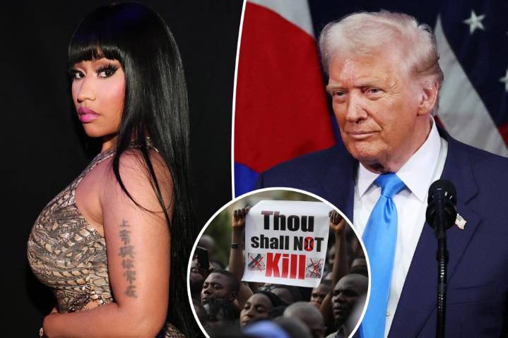 Nicki Minaj thanks Trump for addressing the persecution of Christians in Nigeria