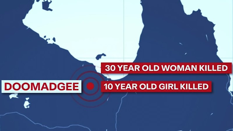 Girl, 10, and woman killed in crash in outback Queensland