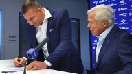 Rob Gronkowski fulfills late-friend's wish by retiring with Patriots