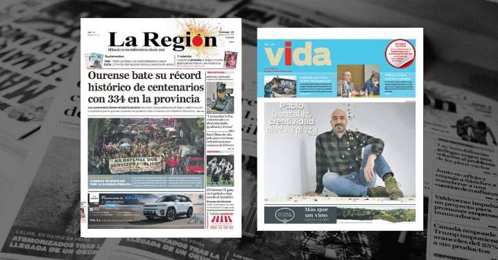 La portada de La Región de este domingo, 23 de noviembre