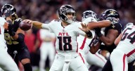 Falcons throttle Saints 24-10 to snap five