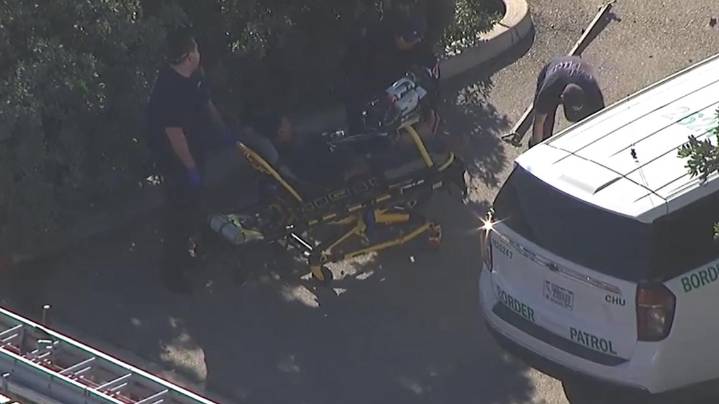 Three hurt in apparent fall from border wall