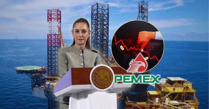 Mientras Pemex asegura que aumentaron sus exportaciones y refinación, volvió a reportar fuerte caída en producción, sumando 22 meses en descenso