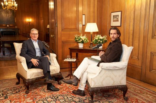 Keir Starmer becomes emotional over his brother’s death on podcast with Pete Wicks