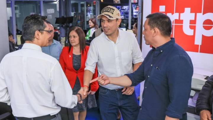 Presidente José Jerí recorrió las instalaciones del IRTP