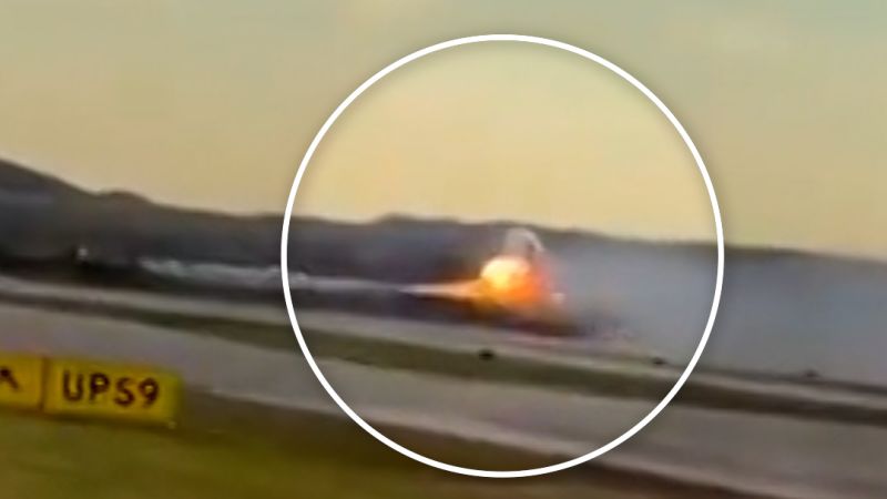 Investigating visual clues after deadly plane crash