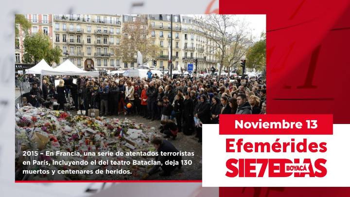 Un día como hoy | 13 de noviembre