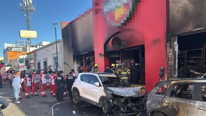 Incendio en Tienda Comercial Moviliza a Cuerpos de Emergencia en Centro de Hermosillo