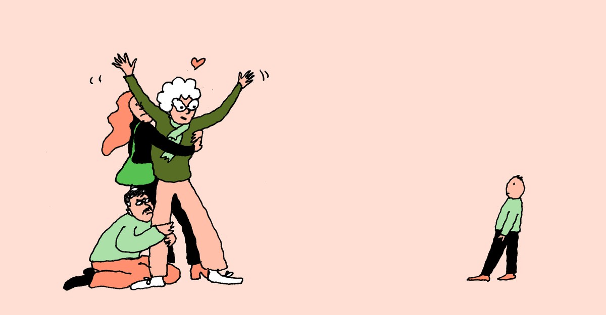 The Family Hug Standoff