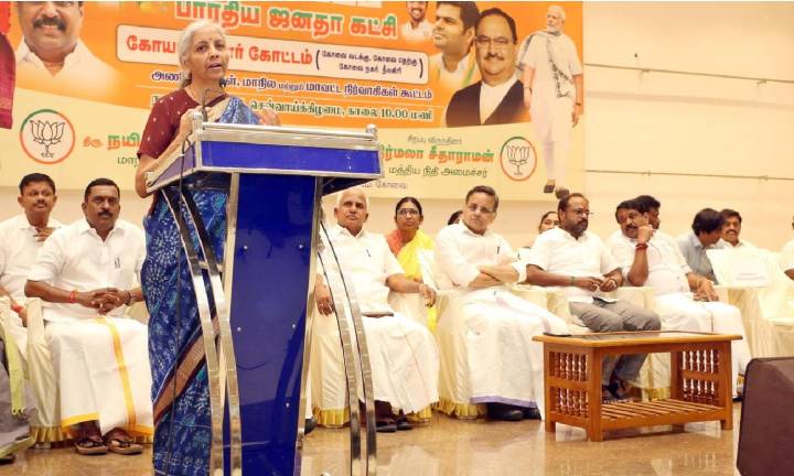 DMK regime scared of PM Modi earning good name over central schemes, says Nirmala