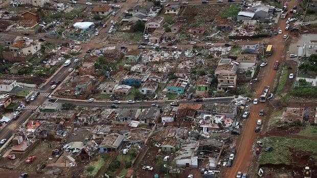 Tornado in Brazil kills 6, injures hundreds