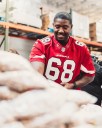 Cardinals lineman helping fight hunger with United Food Bank
