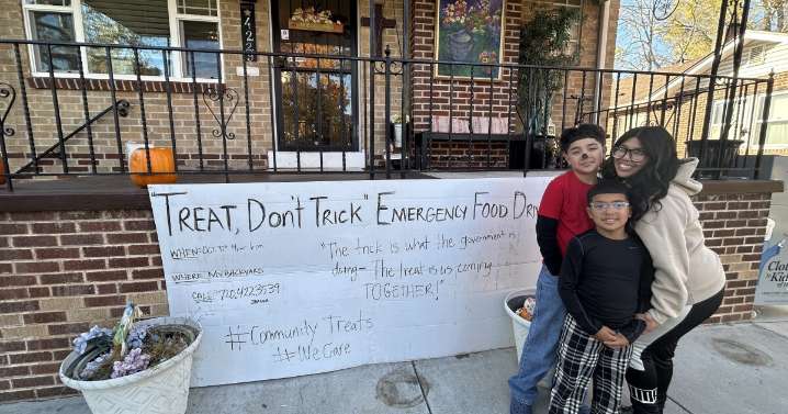 Denver mom turns backyard into emergency food pantry on Halloween amid SNAP benefit uncertainty