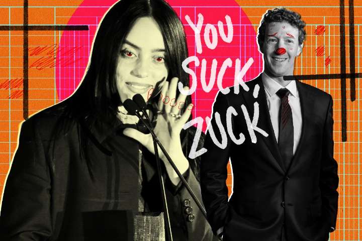 Mark Zuckerberg Visibly Upset When Billie Eilish Calls Out Greed of Billionaires