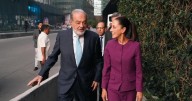 Sheinbaum se reúne con Carlos Slim en Palacio Nacional