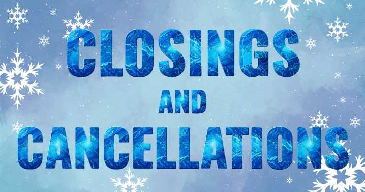 Winter weather closings and cancellations ramping up across Northeast Iowa