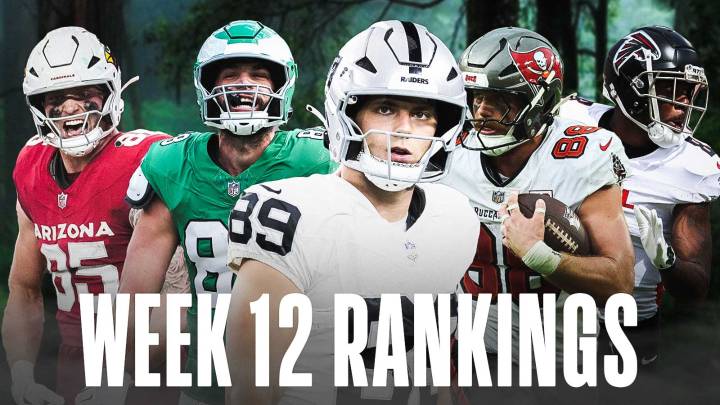 Fantasy Football Tight End Rankings: Week 12