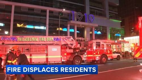 Hundreds displaced after fire in Center City Philadelphia high