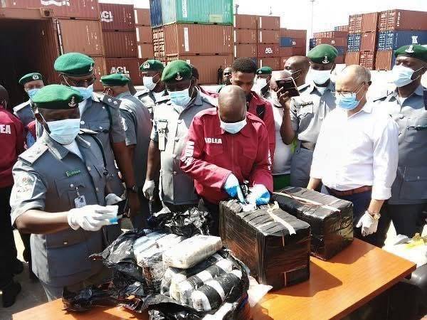 Nigeria Customs Seizes Coca!ne Worth N29.4 Billion at Lagos Port