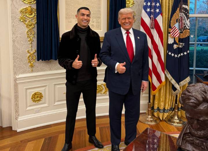 Cristiano Ronaldo cena con Trump en la Casa Blanca como parte de la delegación saudí