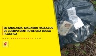En Anolaima: macabro hallazgo de cuerpo dentro de una bolsa plástica