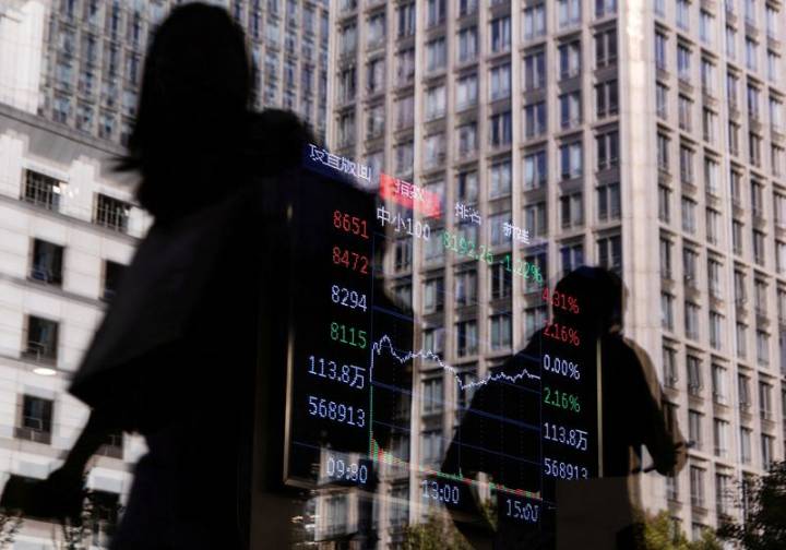 Asian markets make tepid gains as US shutdown set to end