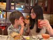 We couldn't afford after school childcare in New York City. My husband and I live on opposite coasts to make it work.