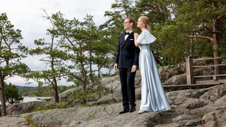 Flora Vesterberg Celebrated Her Fifth Wedding Anniversary at an Art Museum on the Stockholm Archipelago