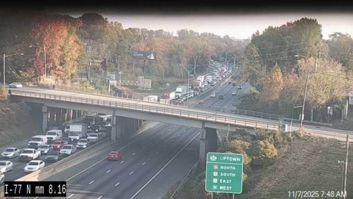 Downed Power Line Shuts Down I-77 in Both Directions – NCDOT Asks Drivers To Stay Away