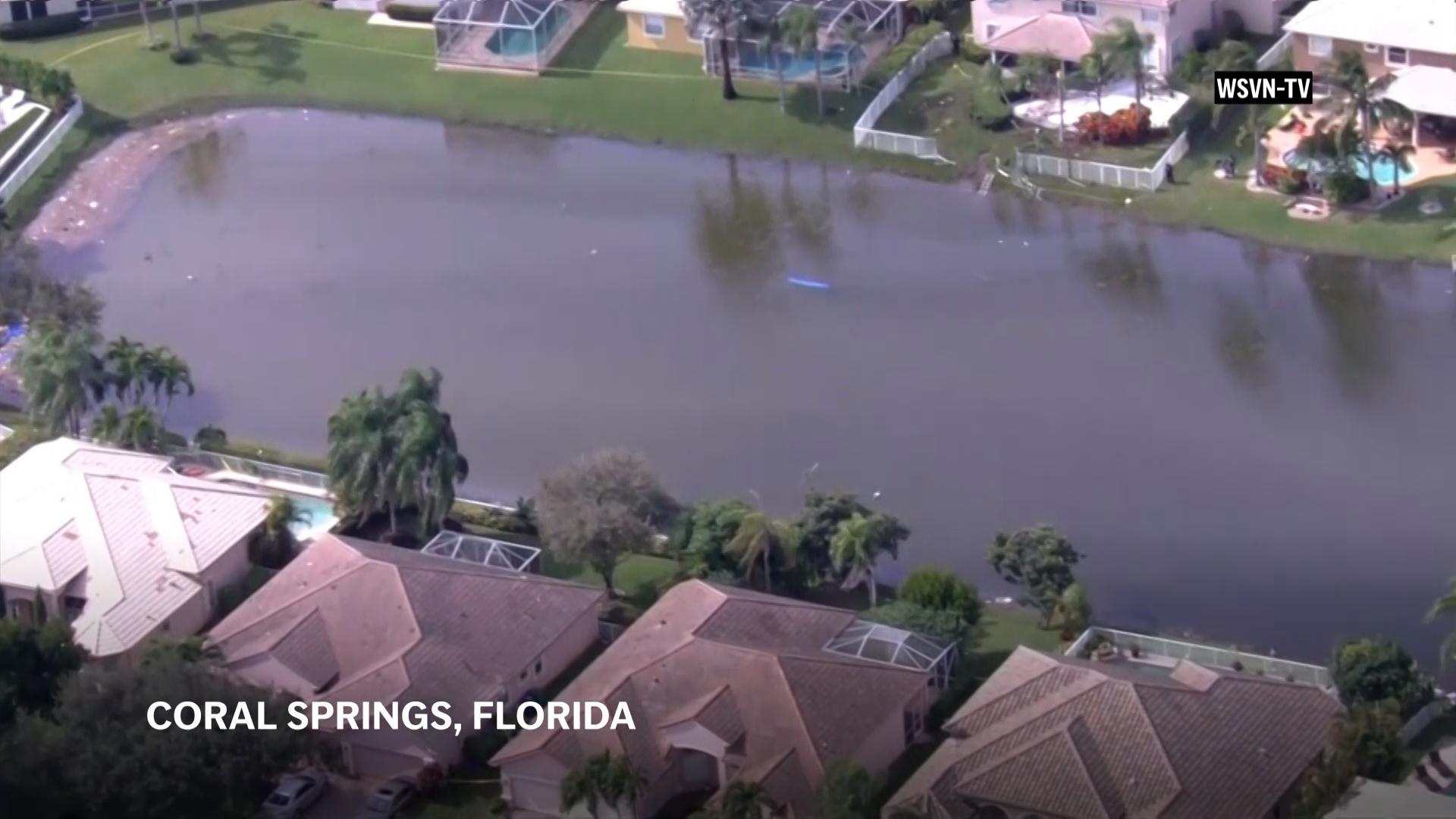 Small plane bound for Jamaica with hurricane relief supplies crashes in Florida neighborhood