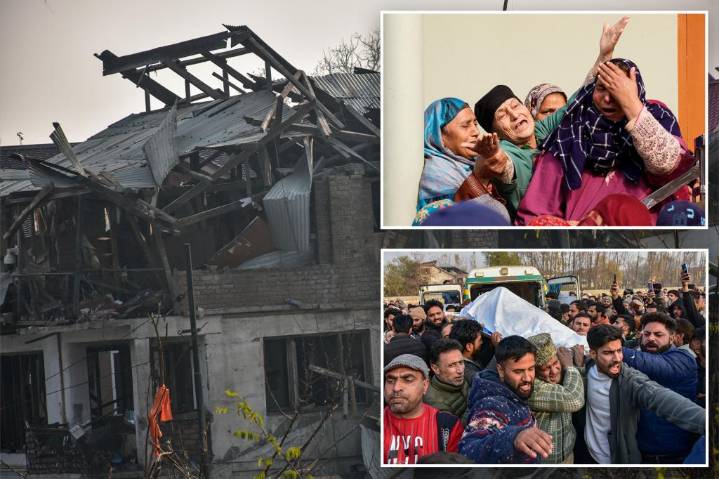 9 people killed in powerful explosion at Indian police station