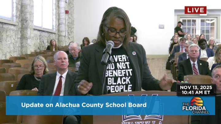 Alachua school district leader pushes back on state over Kirk criticism