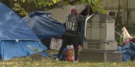 City of Cleveland looking for answers to cemetery homeless encampment