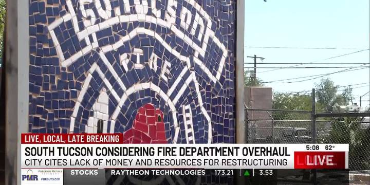 South Tucson considers disbanding fire department amid budget shortfalls